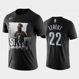 Mens Caris LeVert Black Brooklyn Nets 51 Points Career High T-Shirts 710128-437