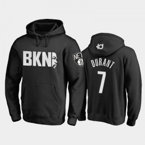 Men Kevin Durant #7 Player Comic KD Black Brooklyn Nets Hoodie 228701-323