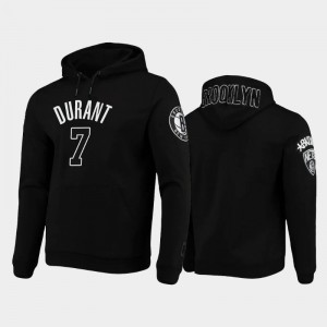 Men's Kevin Durant #7 Black Pro Standard Pullover Brooklyn Nets Hoodie 506236-793