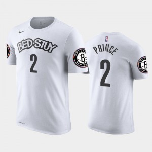 Mens Taurean Prince #2 City White Brooklyn Nets T-Shirts 933025-511