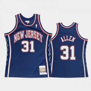 Mens Jarrett Allen #31 Blue Hardwood Classics Brooklyn Nets 2006-07 Throwback Authentic Jersey 753109-878