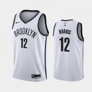 Men's Joe Harris #12 Brooklyn Nets White 2019 season Association Jerseys 840585-830