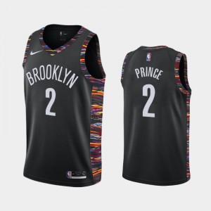 Mens Taurean Prince #2 Black 2019 season Brooklyn Nets City Jerseys 383584-773