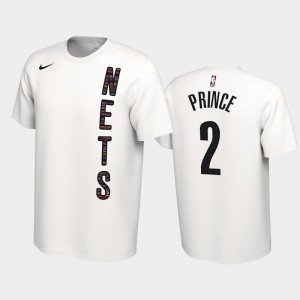 Men's Taurean Prince #2 2019-20 White Brooklyn Nets Earned Edition T-Shirt 725833-709