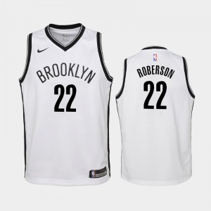 Youth Andre Roberson #22 Brooklyn Nets 2020-21 Edition White Association Jersey 336763-699