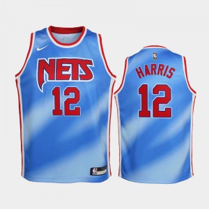 Youth Joe Harris #12 Blue Brooklyn Nets 2020-21 Hardwood Classics Jersey 797811-727