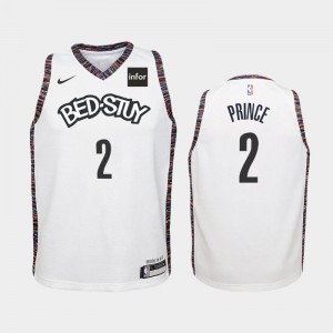 Youth Taurean Prince #2 White Brooklyn Nets 2019-20 City Jersey 899821-224